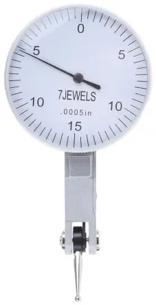 Produktfoto 1 von RS PRO Prüfmessuhr Beide, bis 0.76 mm, Auflösung 0.01 mm ±0.0005 mm, ISO-kalibriert