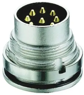 Produktfoto 1 von Lumberg 03 20 M16 Rundsteckverbinder Stecker 8-polig Stecker 5A Hinten IP68