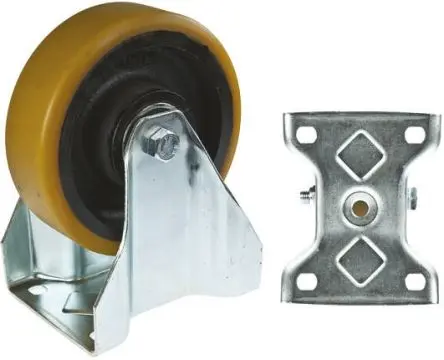 Produktfoto 1 von Tente Feststehend Rolle, Rad ø 160 mm, 750 kg, Ges H. 200 mm, Rad B. 50 mm, Polyurethan