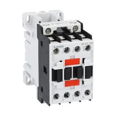 Produktfoto 1 von Lovato BF25 Schütz 220V-Spule, 3-polig, 690V / 25 A 11 kW 1 Schließer AC, Gerade