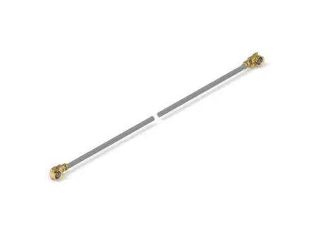 Produktfoto 1 von TE Connectivity UMCC RF Koaxialkabel, Abgeschlossen, 50 Ω, 90 m, Aussen ø 1.13 mm Außen-ø , Schwarz