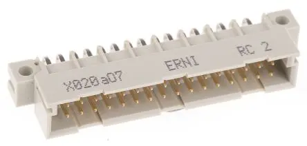 Produktfoto 1 von Fischer ERNIPRESS DIN 41612 Stecker gewinkelt, 32-polig / 2-reihig, Raster 2.54 mm Raster Stecker