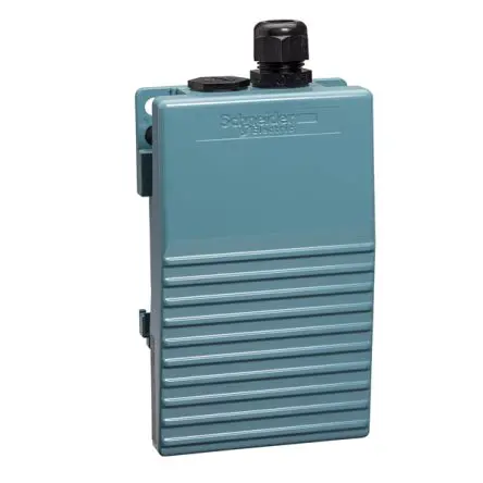 Produktfoto 1 von Schneider Electric Fußschalter XPEM211EX Fußschalter 2 Stufen, 2 Schließer/2 Öffner Metall, 3A 240 V ac, IP66
