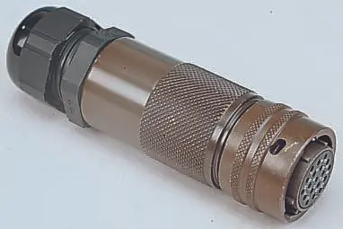 Produktfoto 1 von Amphenol Socapex, 451 Nickellegierung MIL-Spec Rundsteckverbinder Gerade, 19-polig, Kabel, Gehäuse 14 Buchse,