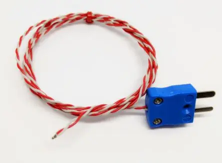 Produktfoto 1 von RS PRO XQ Perfluoralkoxyalkan Thermoelement mit offener Messstelle Typ K, Ø 1 mm x 2 m -75 °C → 250 °C