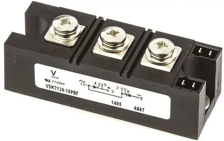 Produktfoto 1 von Vishay VSX Oberfläche Diode Hochspannung Serie, 1200 V / 205 A, 3-Pin INT-A-pak