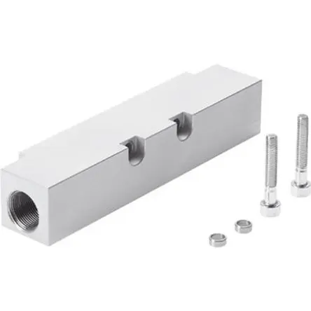Produktfoto 1 von Festo Stoßdämpferhalter zur Verwendung mit Verschmelzende Komponenten
