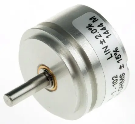 Produktfoto 1 von Bourns 6539 Servopotenziometer Drehen Potenziometer 1 kΩ 15 % / 1 W, Schaft-Ø 3.18 mm