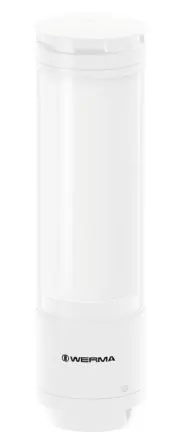 Produktfoto 1 von Werma eSIGN LED Signalturm Mehrton 9-stufig 24V Rohr, Basis 271 mm