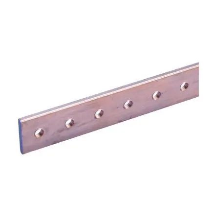 Produktfoto 1 von nVent ERIFLEX, 54920 Reihe Stromschiene, Kupfer, 20 mm Raster, ERIFLEX Reihe