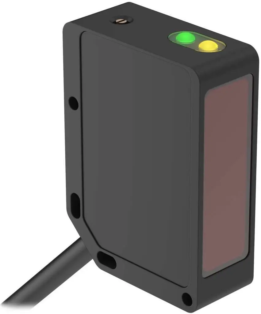 Produktfoto 1 von Banner Rechteckig Optischer Sensor, Diffus, Bereich 0,10 → 6 m, NPN Ausgang, Anschlusskabel
