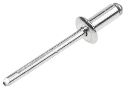Produktfoto 1 von POP Blende Niet, Ø 4.8 mm x 11 mm, Aluminium, 5 mm aus Stahl