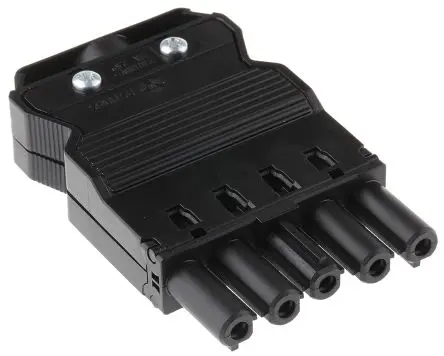Produktfoto 1 von Wieland GST18i5 Beleuchtungssteckverbinder, Kabel Buchse, Mini-Steckverbinder, Schraubbefestigung 20A, Kontakte: 5 IP20,