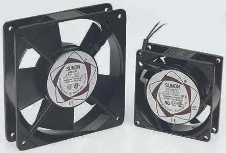Produktfoto 1 von Sunon DP Axiallüfter, Kugel, 230V ac / 21 W 120 mA, 2900 U/min, 144.4 m³/h 120 mm 120mm 38 mm