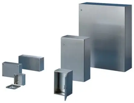 Produktfoto 1 von Rittal EX Edelstahl 304 Wandanschlusskasten farblos IP66 ATEX, IECEx, HxBxT 200 mm, 400 mm x 120 mm