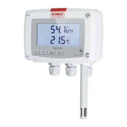 Produktfoto 1 von KIMO TH210 Hygrometer, Typ Thermo-Hygrometer ±1.5 %RH, absolut 100 °C / 100 %RH, ±0.25°C