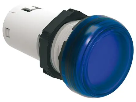 Produktfoto 1 von Lovato Anzeigelampe LPML 230V Blau, Ausschnitt-Ø 22 mm LED Ring Rund IP69K, IP66, IP67 Schraube