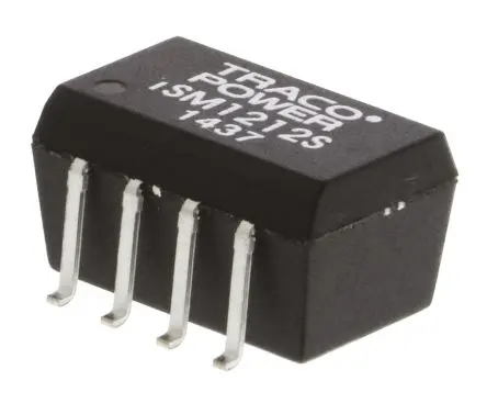 Produktfoto 1 von TRACOPOWER TSM DC/DC Konverter, 12V dc OUT 84 mA Oberfläche 13.2V dc 1 kV dc 1 W -40 °C 85 °C