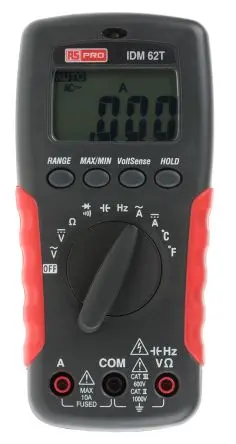 Produktfoto 1 von RS PRO IDM62T Tragbar Digital Multimeter, CAT, CAT III