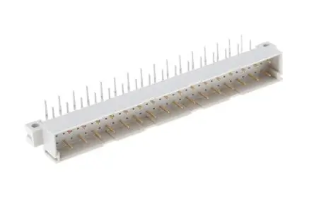 Produktfoto 1 von Fischer ERNIPRESS Klasse C2 DIN 41612 Stecker gewinkelt, 32-polig / 3-reihig, Raster 2.54 mm Raster Stecker