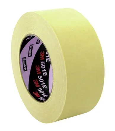 Produktfoto 1 von 3M 501E Krepppapier Abdeckband Beige, Stärke 0.15 mm Gummi-Kleber 24mm x 50 m