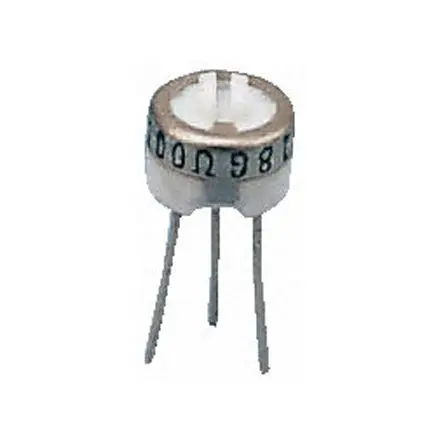Bourns 3329 1-Gang Durchsteckmontage Trimm-Potentiometer, Einstellung von oben, 100 Ω, 10 %, 0.5 W, Stift, L. 9.53 mm