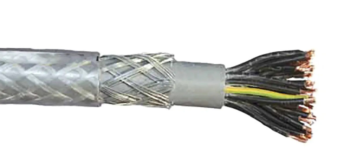 Produktfoto 1 von RS PRO SY Steuerkabel, 18-adrig 0.75 mm² 18 AWG Geschirmt Klar, 50 m, Polyvinylchlorid
