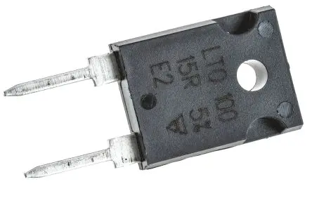 Produktfoto 1 von Vishay LTO100 Dickschicht Widerstand, Radial 15 Ω 5 % / 100 W