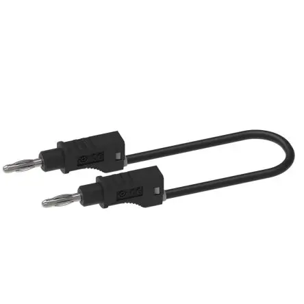 Electro PJP Stecker 12A Stecker / Stecker, Schwarz 1 m, 30V ac/dc, 60 V ac/dc