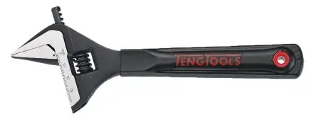 Produktfoto 1 von Teng Tools Schraubenschlüssel Rollgabelschlüssel, Bi-Material Griff, Backenweite 38 mm, / Länge 221 mm