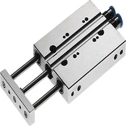 Produktfoto 1 von Festo DFC-6-25-P-A-KF 189465 Pneumatik-Führungszylinder 25 mm Doppeltwirkend, Bohrung Ø 6 mm bis 1 Mpa