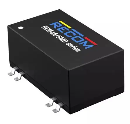 Produktfoto 1 von Recom REM4A DC/DC Konverter, 15V dc OUT 234 mA Oberfläche 36V dc 5 kV ac 4 W -40 °C 105 °C
