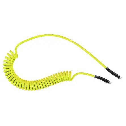 Produktfoto 1 von PREVOST 6 m PUS Polyurethan Spiralschlauch Gelb, Innen-Ø 6.5 mm, 8 bar 70 °C -15 °C