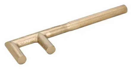 Produktfoto 1 von Bahco Ventilhaken-Schlüssel - 32 mm, Gerändelter Griff, Länge 300 mm Aluminiumbronze