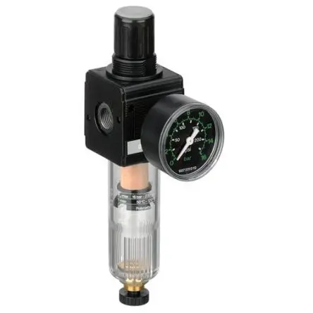 EMERSON – AVENTICS NL4-FRE 5 μm Filterregler Halbautomatik, Anschluss 1/2 in G bis 16 bar