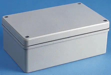 Produktfoto 1 von RS PRO Conform; Gehäuse; Aluminiumdruckguss; Grau IP66 Breite 125 mm Höhe 90 mm Länge 127 mm