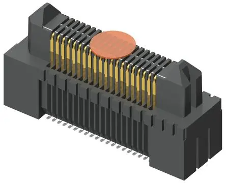 Produktfoto 1 von Samtec ERM5 Leiterplattenleiste Gerade, 40-polig / 2-reihig, Raster 0.5 mm Raster Oberfläche, Platine-Platine, Ummantelt