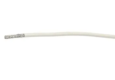 Produktfoto 1 von TE Connectivity SPEC 44 Schaltdraht, 20 AWG 100 m Weiß Ø 2.39 mm 19 Litzen Polyalkene