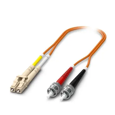 Produktfoto 1 von Phoenix Contact LWL-Kabel 1 m 2-Fasern, Raucharm halogenfrei Orange