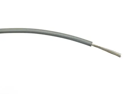 Produktfoto 1 von RS PRO Schaltdraht, 18 AWG 100 m Grau Ø 2.45 mm 24 Litzen Polyvinylchlorid