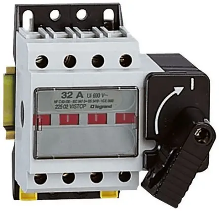 Produktfoto 1 von Legrand Vistop Miniaturüberlastschalter, Pol 4-polig 32A 400V ac, Abschaltvermögen 5 kA Vistop