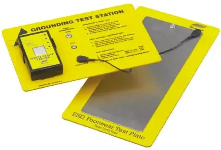 Produktfoto 1 von RS PRO Batterie ESD-Prüfer Handgelenk & Fuß LED 9V T. 26 mm H. 115 mm