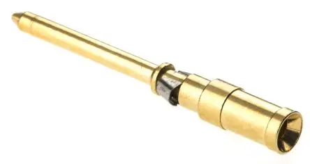 Produktfoto 1 von HARTING Han D Kontakt für robusten Stromversorgungsstecker Stecker 10A Crimpkontakt 1.5 mm² 1.5 mm²