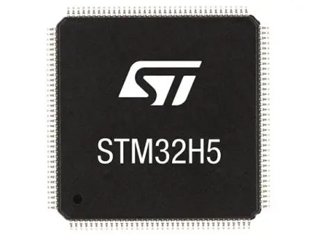 Produktfoto 1 von STMicroelectronics Mikrocontroller STM32H56 ARM Cortex M33 32 bit Oberfläche 2MB Flash LQFP 144-Pin 250 MHz 640 kB RAM