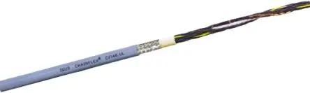 Produktfoto 1 von Igus Chainflex CF140.UL Steuerkabel, 3-adrig 1mm² 17 AWG Grau Geschirmt, 25 m, Thermoplastisches Elastomer