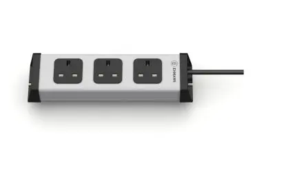 Produktfoto 1 von Ehmann 0200 Typ G Steckdosenleiste, 3-fach 13A, UK-Netzstecker, 3m Kabel, 230V Abgesichert