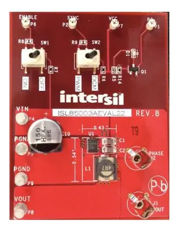 Produktfoto 1 von Renesas Electronics ISL85003A Evaluierungsplatine, Evaluierungsplatine Abwärtsregler