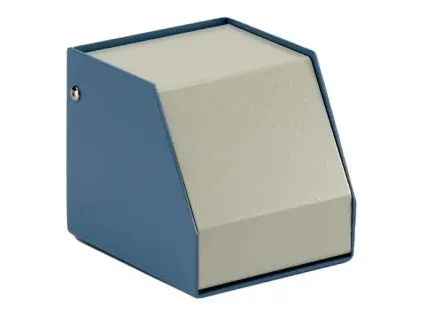 Produktfoto 1 von Hammond SCEM; Aluminiumgehäuse; Aluminium; Blau Geflanscht Breite 140 mm Höhe 140 mm Länge 165 mm