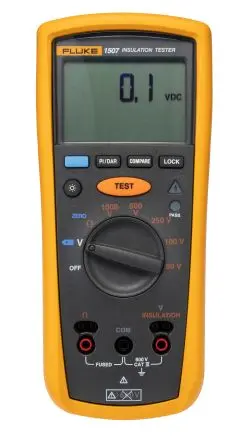 Fluke 1507 Isolationsprüfer 50 V, 1mA, 1000 V Isolationsprüfer 10 GΩ CAT IV