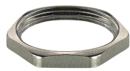 Produktfoto 1 von Capri Gegenmuttern Gegenmutter Edelstahl 45.4mm Nickel UTE C 68-312, UTE C 68-311, EN 60423, DIN40430